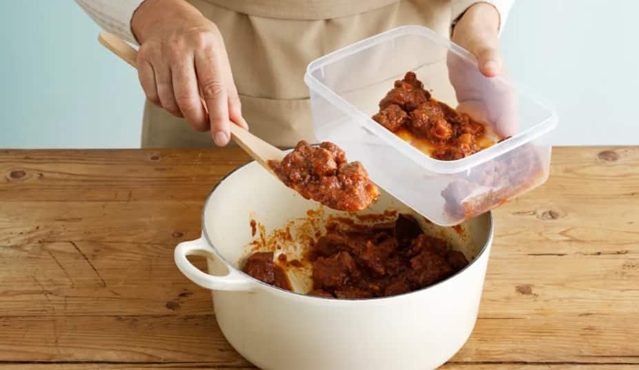 Allow leftovers to cool before storing them